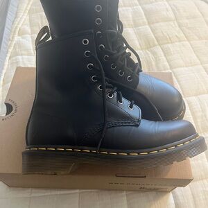 Dr. Martens Black Leather Boots